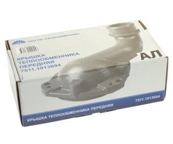 8 549 р. Крышка ЯМЗ теплообменника 7511,7601-1013600 МАЗ (алюминий) передняя ТЕПЛООБМЕННИК ТЕПЛООБМЕННИК 75.11-1013694 ал  с доставкой в г. Кемерово. Увеличить фотографию 4