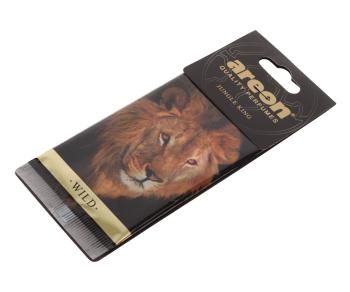 75 р. Ароматизатор подвесной пластина (король джунглей) Wild AREON AREON aw01  с доставкой в г. Кемерово. Увеличить фотографию 1