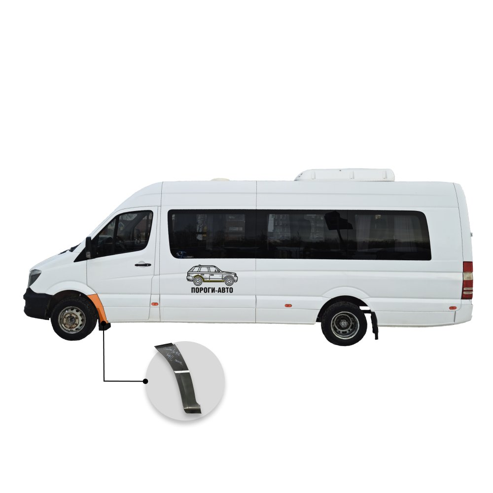 1 699 р. Сапожок переднего левого крыла Mercedes Sprinter 906 maxi long  с доставкой в г. Кемерово