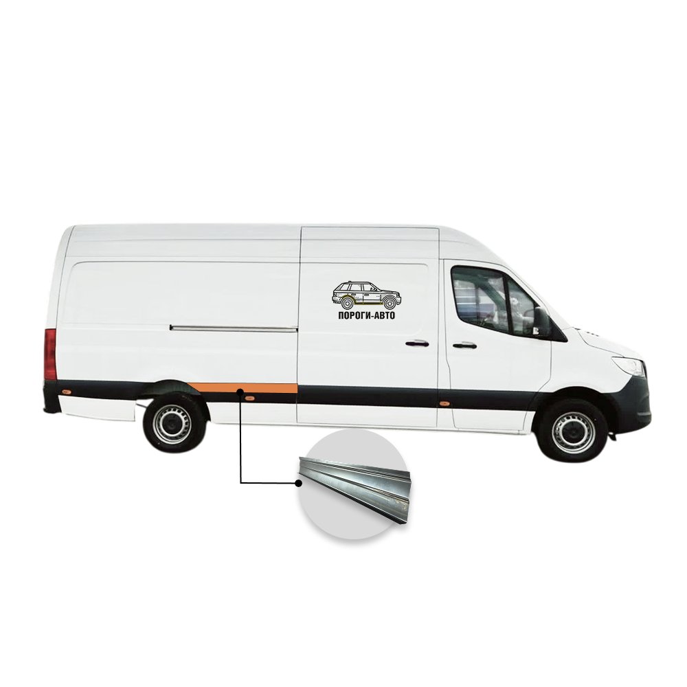 2 269 р. Вставка под молдинг кармана перед задним правым колесом верхняя Volkswagen Crafter maxi  с доставкой в г. Кемерово