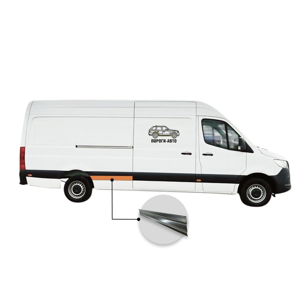 2 269 р. Вставка под молдинг кармана перед задним правым колесом нижняя Volkswagen Crafter maxi  с доставкой в г. Кемерово