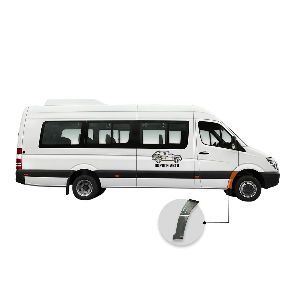 1 699 р. Сапожок переднего правого крыла Volkswagen Crafter maxi long (Сапожок переднего правого крыла Volkswagen Crafter maxi long)  с доставкой в г. Кемерово