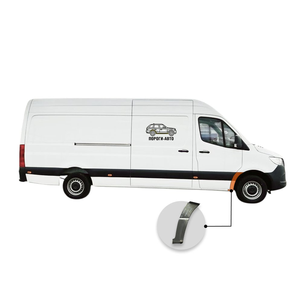 1 699 р. Сапожок переднего правого крыла Volkswagen Crafter maxi (Сапожок переднего правого крыла Volkswagen Crafter maxi)  с доставкой в г. Кемерово