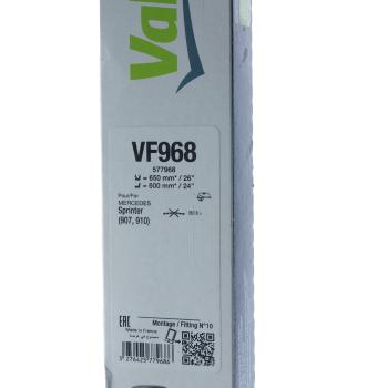 4 649 р. Щетка стеклоочистителя 650мм бескаркасная VALEO VALEO 577968  с доставкой в г. Кемерово. Увеличить фотографию 4