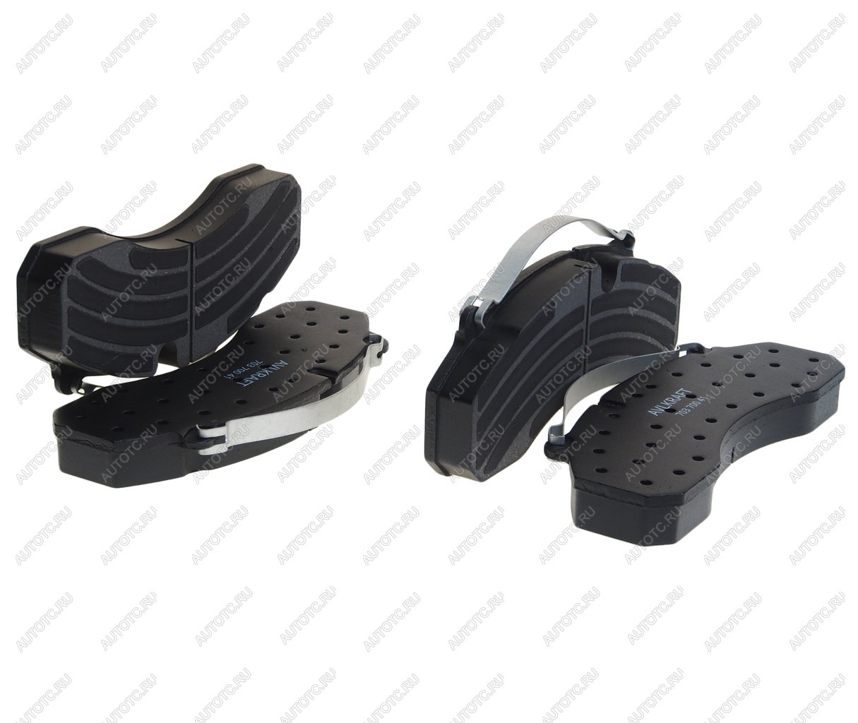 7 699 р. Колодки тормозные SITRAK HOWO A7 (09-) передние (4шт.) AVLKRAFT AVLKRAFT 70370041  с доставкой в г. Кемерово