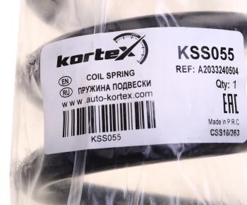 2 099 р. Пружина MERCEDES C (W204) подвески задней KORTEX KORTEX kss055  с доставкой в г. Кемерово. Увеличить фотографию 4