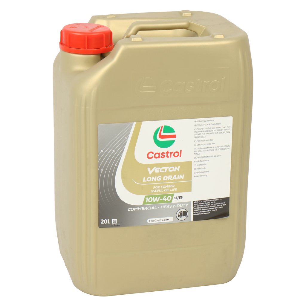 14 999 р. Масло дизельное VECTON Long Drain E6E9 10W40 синт.20л CASTROL CASTROL 15b346  с доставкой в г. Кемерово