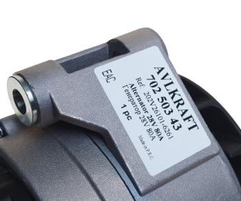 20 999 р. Генератор SITRAK C5H,C7H HOWO T5G,T7H дв.MC11,MC13 (80A) AVLKRAFT AVLKRAFT 70250343  с доставкой в г. Кемерово. Увеличить фотографию 4
