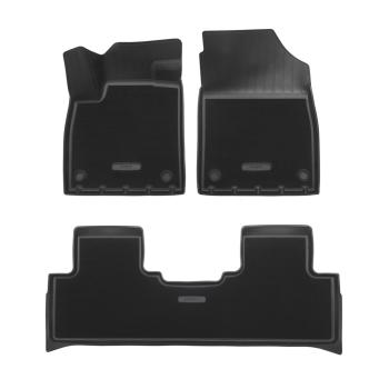 Коврики салонные комбинированные (2WD) Unidec Haval H3 (2024-2025) (черные)