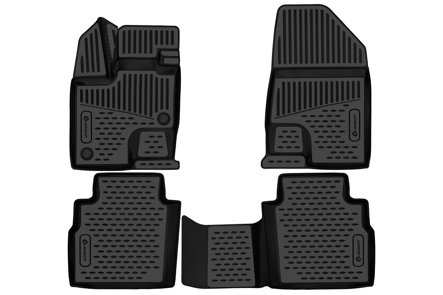 3 389 р. Коврики 3D в салон подходят для HAVAL F7 2024 - 4шт. (полиуретан)  Хавал Ф7 Element element3dan0715210k  с доставкой в г. Кемерово