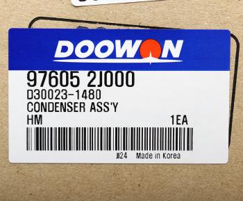9 949 р. Радиатор кондиционера KIA Mohave (08-) (3.0) DOOWON DOOWON 97605-2j000  с доставкой в г. Кемерово. Увеличить фотографию 5