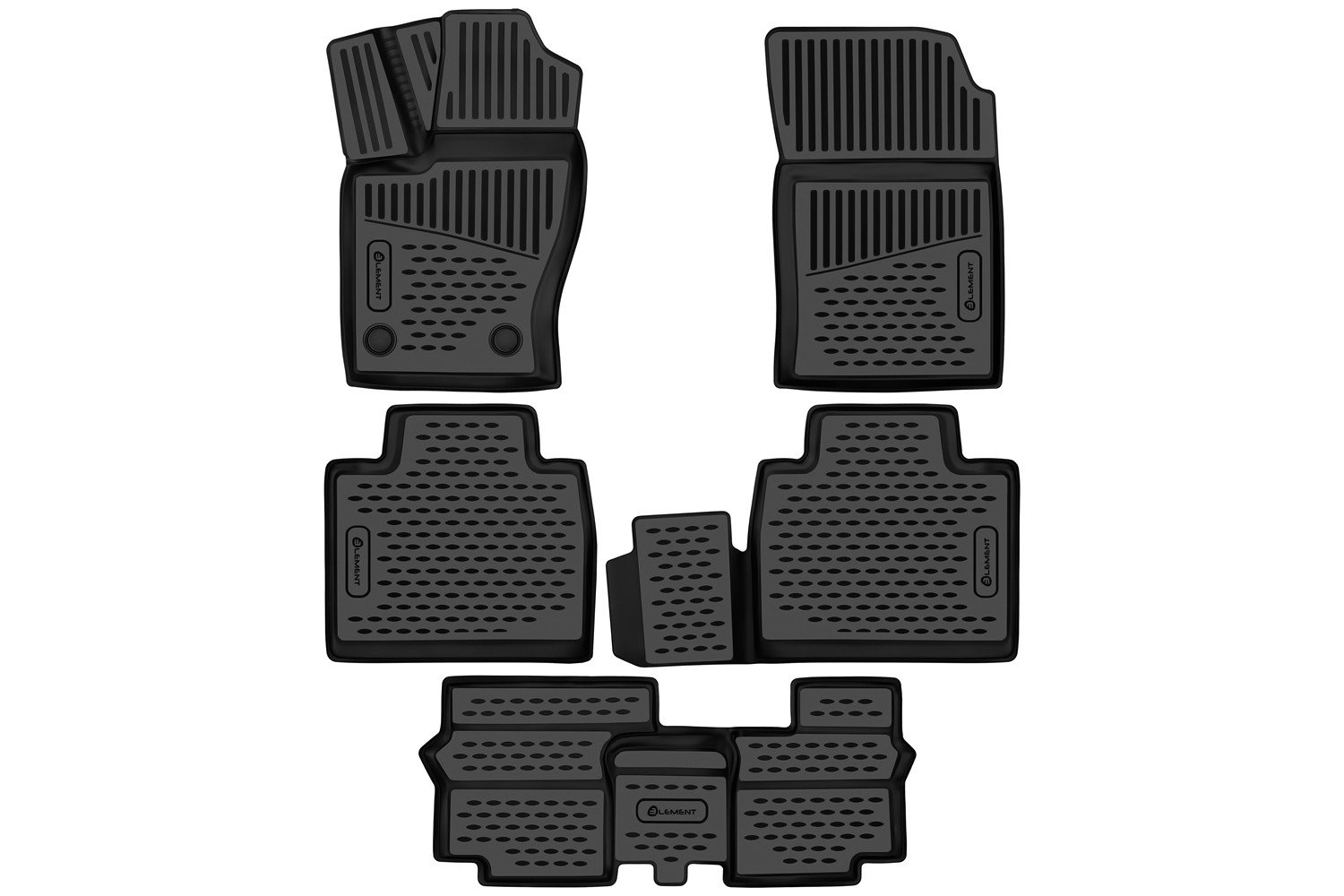 3 269 р. Коврики 3D в салон подходят для HAVAL H9 2024 - 5шт. (полиуретан)  Хавал Н9 Element element3dan0935210k  с доставкой в г. Кемерово