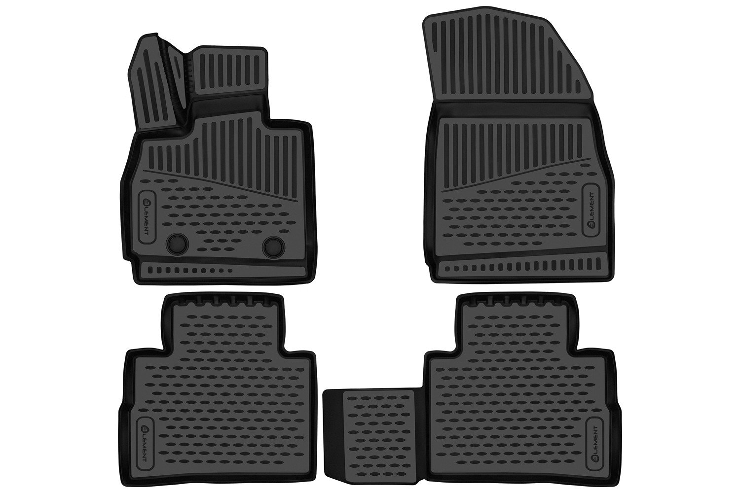 3 089 р. Коврики 3D в салон подходят для JAECOO J8 2024 - 4шт. (полиуретан)  Джаеку Element element3da71038210k  с доставкой в г. Кемерово