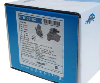 9 799 р. Стартер VW Golf (03-13),Tiguan (07-) AUDI A3 (03-13),Q3 (11-) SKODA Octavia (04-) KRAUF KRAUF stb7001ex  с доставкой в г. Кемерово. Увеличить фотографию 6