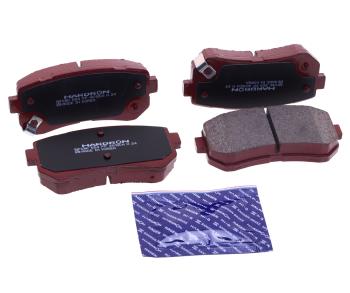 2 499 р. Колодки тормозные HYUNDAI i30 KIA Ceed,Rio (05-) задние (4шт.) HARDRON SANGSIN SANGSIN hp1187  с доставкой в г. Кемерово. Увеличить фотографию 1