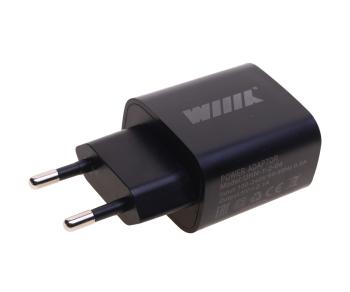 379 р. Устройство зарядное в розетку 2USB WIIIX WIIIX unn-1-2-04 black  с доставкой в г. Кемерово. Увеличить фотографию 2
