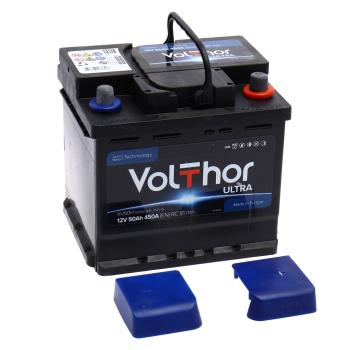 8 599 р. Аккумулятор VOLTHOR Ultra 50Ач обратная полярность VOLTHOR 6ст50(0) 55010  с доставкой в г. Кемерово. Увеличить фотографию 2