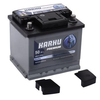 6 999 р. Аккумулятор KARHU Premium 50Ач обратная полярность KAINAR 6ст50(0)  с доставкой в г. Кемерово. Увеличить фотографию 1