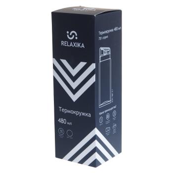 1 479 р. Термокружка 480мл непроливайка синяя RELAXIKA RELAXIKA r701.480.3l1  с доставкой в г. Кемерово. Увеличить фотографию 4