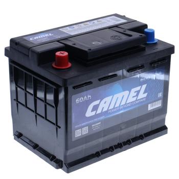 7 849 р. Аккумулятор CAMEL 60Ач CAMEL 6ст60(1) l2  с доставкой в г. Кемерово. Увеличить фотографию 1
