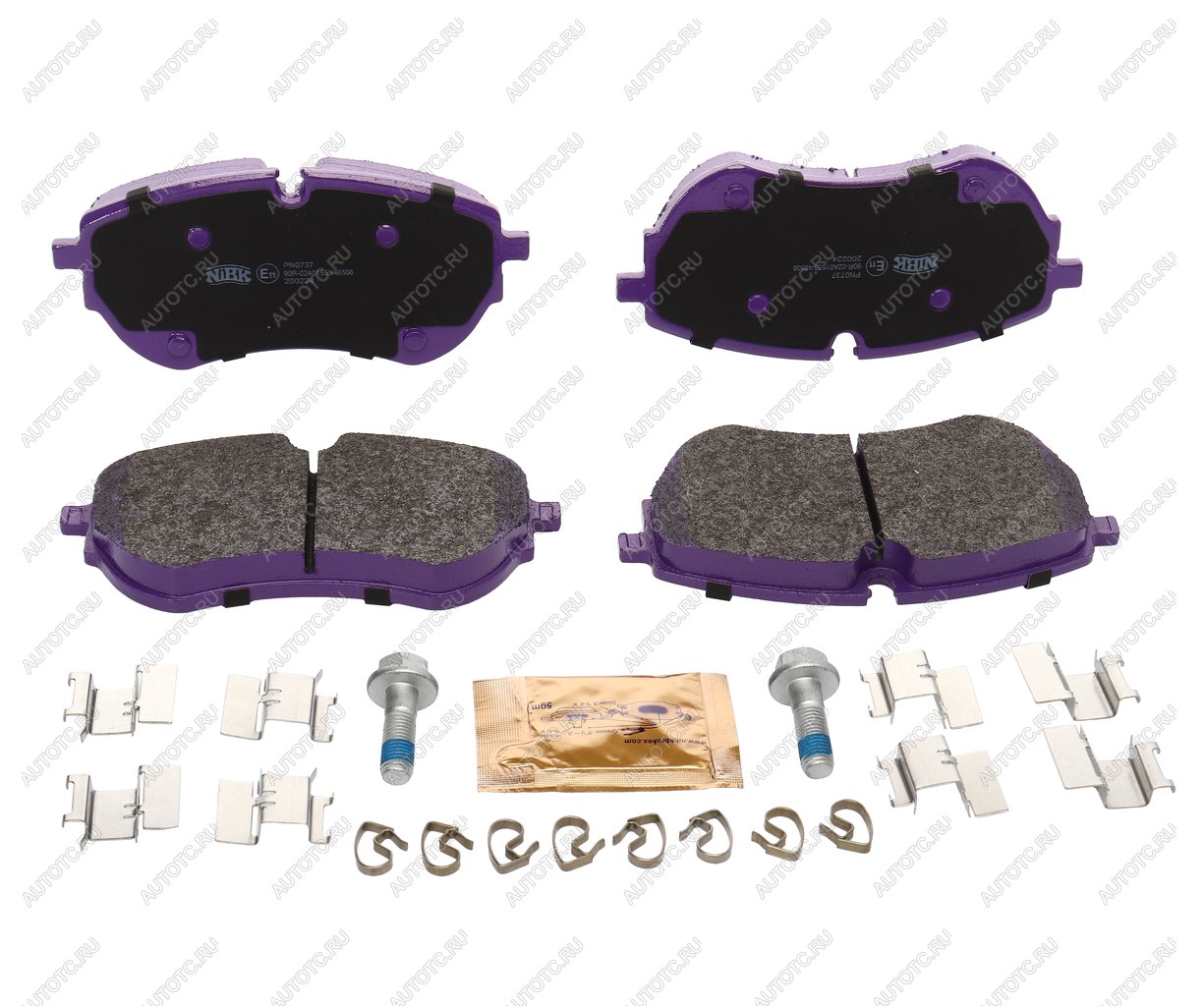 8 399 р. Колодки тормозные VW Amarok (11-) передние (4шт.) NIBK NIBK pn0737 NIBK pn0737  с доставкой в г. Кемерово