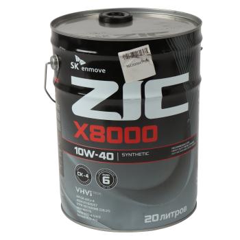 17 999 р. Масло дизельное X8000 CK-4CJ-4E7E11 10W40 синт.20л ZIC ZIC 192132  с доставкой в г. Кемерово. Увеличить фотографию 1