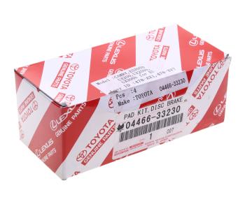 6 399 р. Колодки тормозные LEXUS RX200,RX350 (15-) задние (4шт.) OE TOYOTA 04466-33230  с доставкой в г. Кемерово. Увеличить фотографию 3