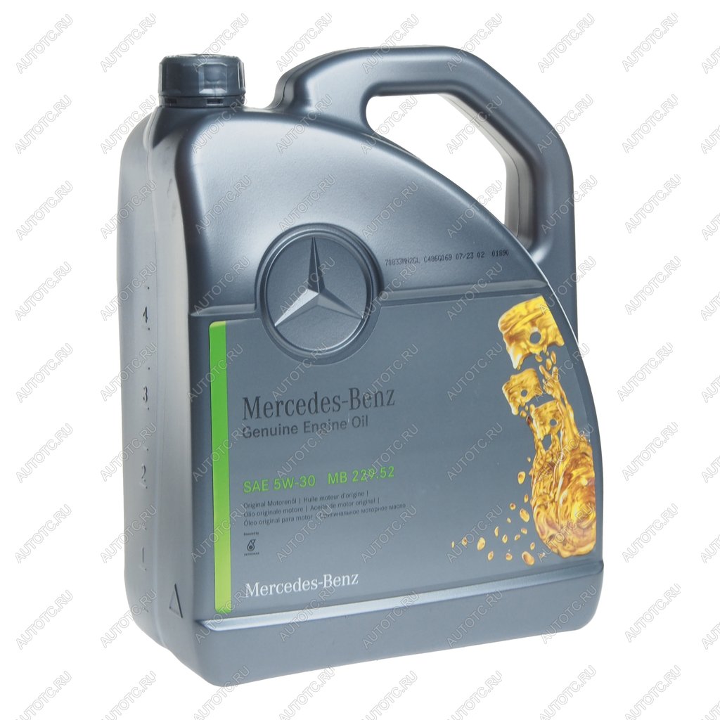 8 899 р. Масло моторное MERCEDES 5W30 синт.5л (спецификация 229.52) OE MERCEDES a000989330913abdw  с доставкой в г. Кемерово