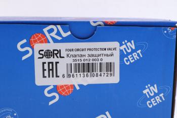 3 579 р. Клапан RENAULT защитный 4-х контурный SORL SORL 35150120030 SORL 35150120030  с доставкой в г. Кемерово. Увеличить фотографию 4