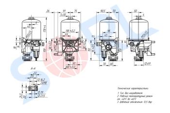 13 849 р. Осушитель воздуха SCANIA P380 SORL SORL 35110330010  с доставкой в г. Кемерово. Увеличить фотографию 3