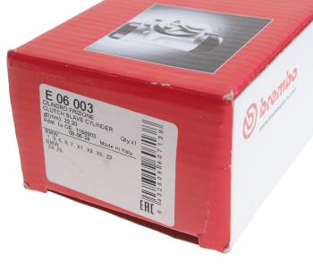 3 399 р. Цилиндр сцепления рабочий BMW 5 (E34) BREMBO BREMBO e06003 BREMBO e06003  с доставкой в г. Кемерово. Увеличить фотографию 3