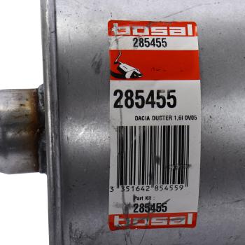 7 299 р. Глушитель RENAULT Duster (10-) (1.6) средняя часть BOSAL BOSAL 285-455  с доставкой в г. Кемерово. Увеличить фотографию 3