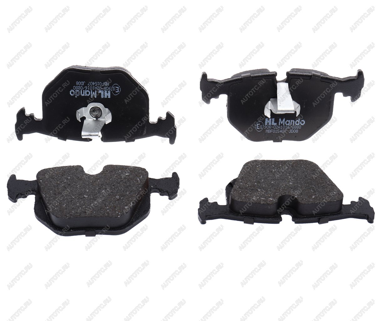1 669 р. Колодки тормозные BMW X3 (E83),X5 (E53),E46 (2.53.0) задние (4шт.) MANDO MANDO mbf015407  с доставкой в г. Кемерово