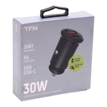 889 р. Устройство зарядное в прикуриватель 1USB + 1 Type C 12V TFN TFN tfn-ccrpd30w01  с доставкой в г. Кемерово. Увеличить фотографию 3