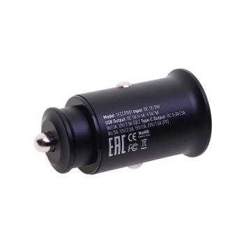 889 р. Устройство зарядное в прикуриватель 1USB + 1 Type C 12V TFN TFN tfn-ccrpd30w01  с доставкой в г. Кемерово. Увеличить фотографию 2