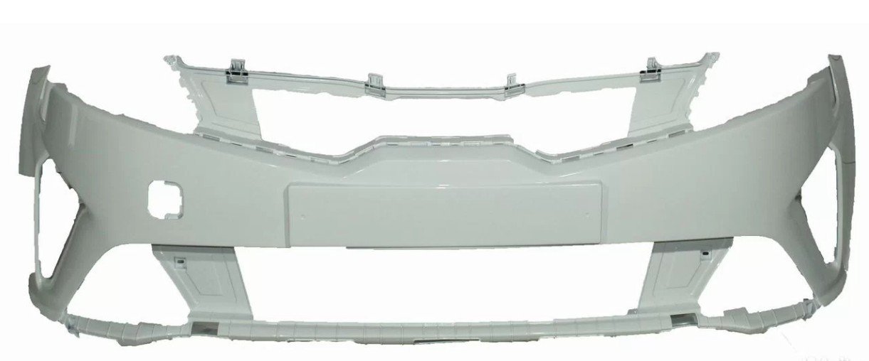5 849 р. Бампер передний DAR (окрашенный)  KIA Rio  4 FB (2020-2025) рестайлинг седан (Atlas white SAW (белый))  с доставкой в г. Кемерово