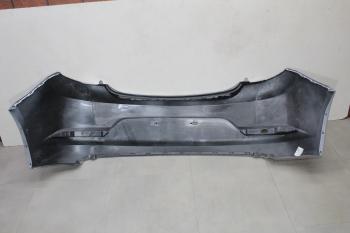 16 849 р. Бампер задний DAR (окрашенный)  Hyundai Solaris  RBr (2014-2017) хэтчбэк рестайлинг (Sleek silver RHM (Серебристый металлик))  с доставкой в г. Кемерово. Увеличить фотографию 2