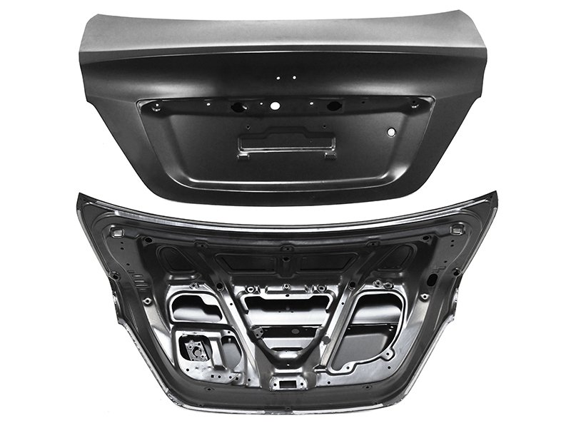 14 599 р. Крышка багажника DAR  Hyundai Solaris  RBr (2010-2017) седан дорестайлинг, седан рестайлинг (неокрашенная)  с доставкой в г. Кемерово