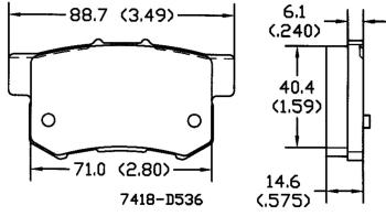 Тормозные колодки SUZUKI SX4 YB41SSWIFT ZC31S HONDA ACCORD CF4INSPIRE UA# RR D536-7418 Duorina 06430-s5a-j00