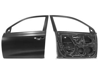 26 599 р. Дверь передняя левая (без отверстий под молдинг) DAR  Toyota Land Cruiser  200 (2015-2021) 2-ой рестайлинг (неокрашенная)  с доставкой в г. Кемерово. Увеличить фотографию 2