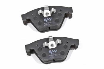 Колодки тормозные передние BMW 3 (E90), 3 (E92),3 (E93) AYWIPARTS aw1810315