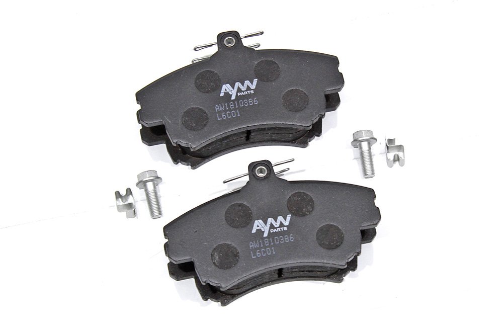 1 079 р. Колодки тормозные передние MITSUBISHI Carisma 1.6-1.9D 00-06  Colt VI 1.5 05>, SMART Forfour 1.5 05 AYWIPARTS aw1810386  с доставкой в г. Кемерово