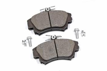 1 079 р. Колодки тормозные передние MITSUBISHI Carisma 1.6-1.9D 00-06  Colt VI 1.5 05>, SMART Forfour 1.5 05 AYWIPARTS aw1810386  с доставкой в г. Кемерово. Увеличить фотографию 2