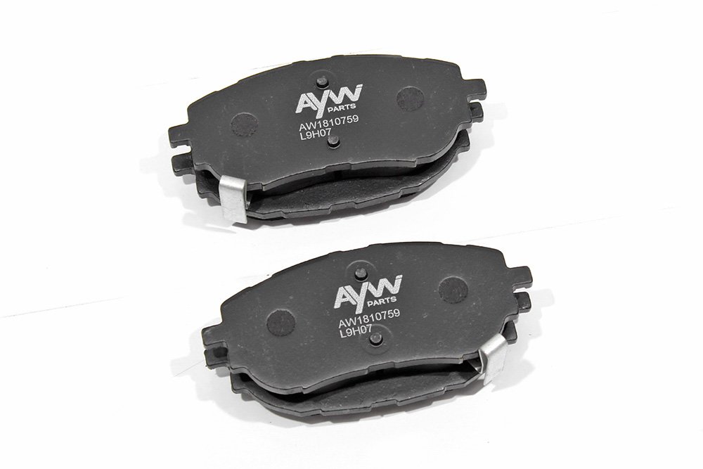 1 599 р. Колодки тормозные передние TOYOTA AURIS E18_ COROLLA E15_, COROLLA E18_  AYWIPARTS aw1810759  с доставкой в г. Кемерово