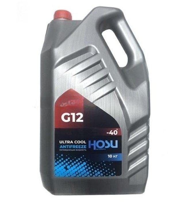 2 189 р. Антифриз (ULTRA COOL G12 10 кг. -40 C красный) HOSU hscl0005  с доставкой в г. Кемерово
