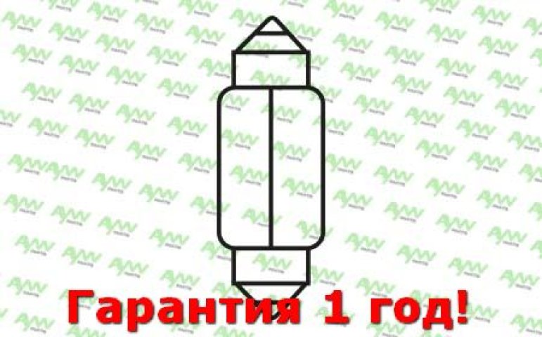 18 р. Лампа накаливания C5W T11X35 24V 5W SV8.5 C5W T11X35 24V 5W SV8.5 AYWIPARTS aw1920029  с доставкой в г. Кемерово