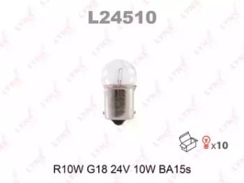  Лампа R10W 24V BA15S LYNXauto LYNXauto l24510
