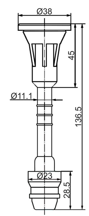 287 р. Наконечник катушки зажигания для NISSAN BLUEBIRD SYLPHY QG10 QG18DE DAR nk290018  с доставкой в г. Кемерово. Увеличить фотографию 2