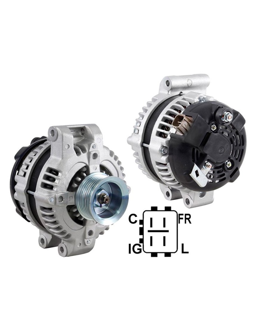 9 199 р. Генератор для HONDA ACCORD CL# CM# ; CIVIC FD# FN# ; CR-V RE# ; STEPWGN RG#  K20# ; K24# 100amp. DAR alt1090035  с доставкой в г. Кемерово