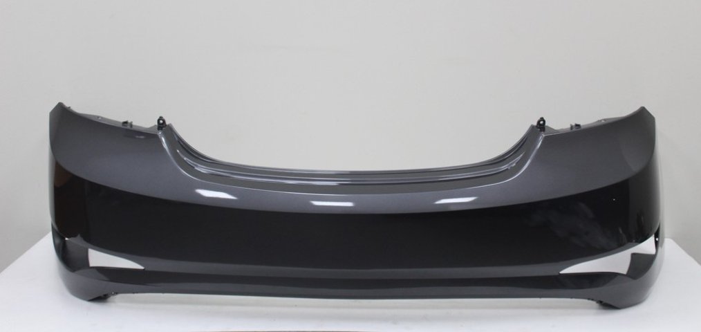 6 299 р. Бампер задний DAR (окрашенный)  Hyundai Solaris  RBr (2014-2017) седан рестайлинг (Carbon Grey SAE (Серый металлик))  с доставкой в г. Кемерово